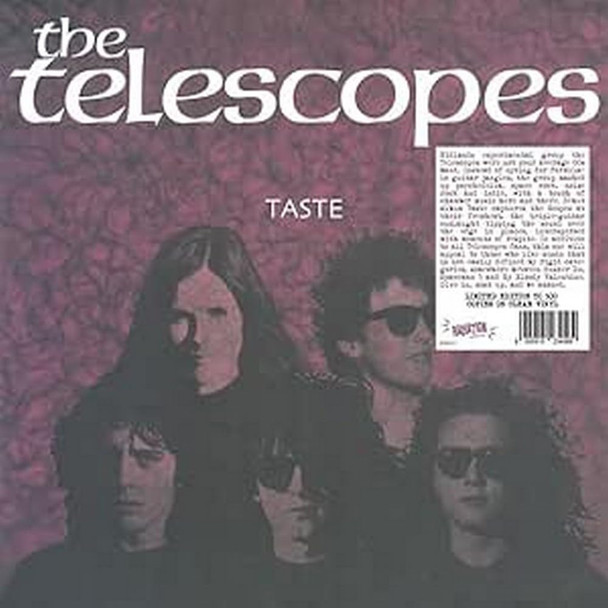 TELESCOPES-Taste (Clear Vinyl)-Vinyl LP-Brand New/Still sealed_LAS1123272