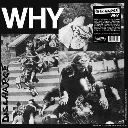 DISCHARGE-Why (Red Vinyl)-Vinyl LP-Brand New/Still sealed_LAS1123177