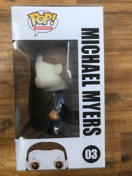 Halloween - Michael Myers #3-MEGA RARE GITD CHASE-Slight box damage Pop! Vinyl-FUN2296