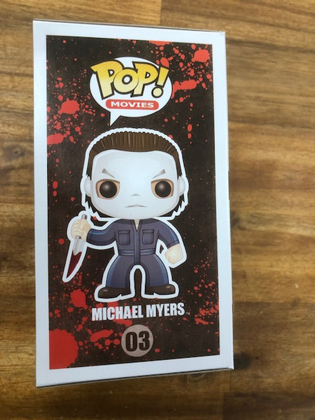 Halloween - Michael Myers #3-MEGA RARE GITD CHASE-Slight box damage Pop! Vinyl-FUN2296