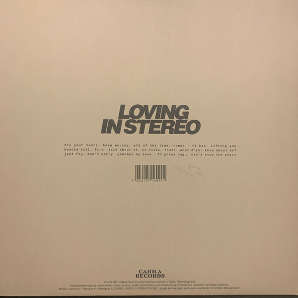 JUNGLE-Loving In Stereo-Vinyl LP-Brand New/Still sealed_LAS0124242
