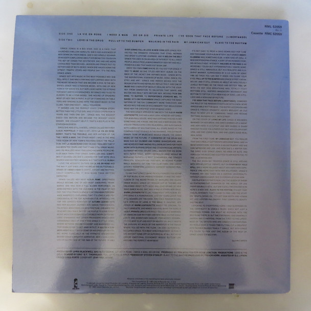 Grace Jones-Island Life (with bonus coloured vinyl 12")-VINYL LP-USED-SHLP_4235