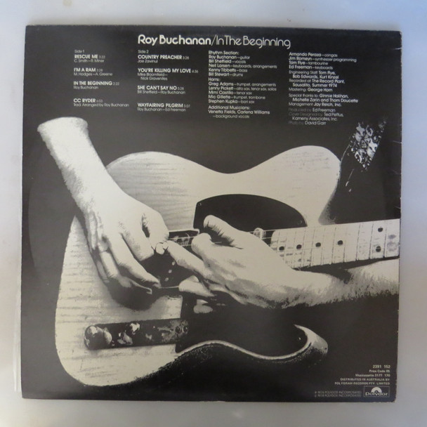 Roy Buchanan-In The Beginning-VINYL LP-USED-SHLP_4279