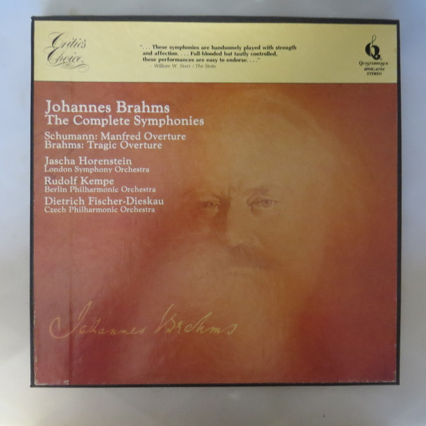 Johannes Brahms-The Complete Symphonies-VINYL LP-USED-SHLP_4493