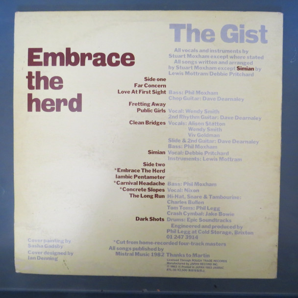 The Gist-Embrace The Herd-VINYL LP-USED-SHLP_4628