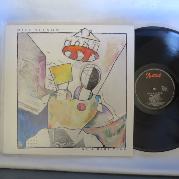Bill Nelson-On A Blue Wing-VINYL LP-USED-SHLP_4851