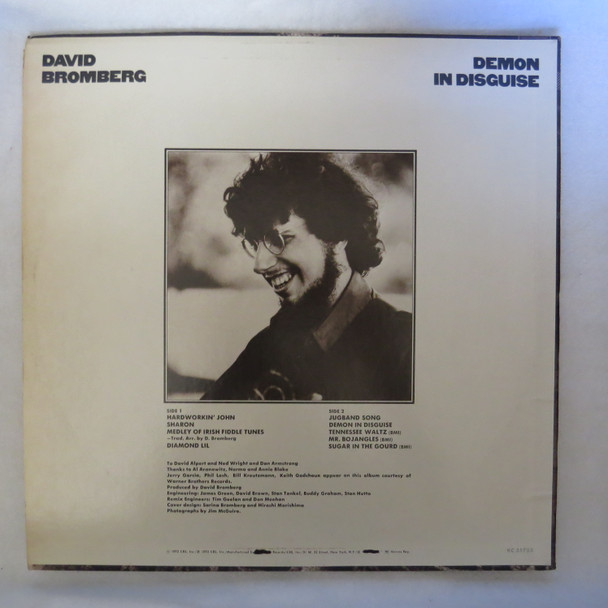 David Bromberg-Demon In Disguise-VINYL LP-USED-SHLP_4857