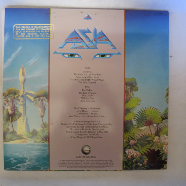 Asia -Alpha-VINYL LP-NM-USED-SHLP_4864