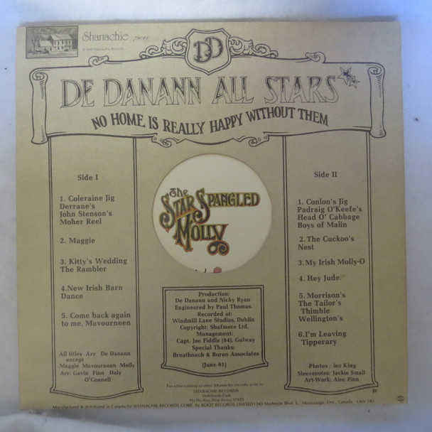 De Danann-The Star Spangled Molly-VINYL LP-NM-USED-SHLP_4879