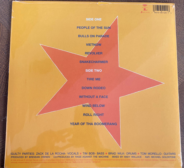 RAGE AGAINST THE MACHINE-Evil Empire-Vinyl LP-Brand New/Still sealed_LAS0324018