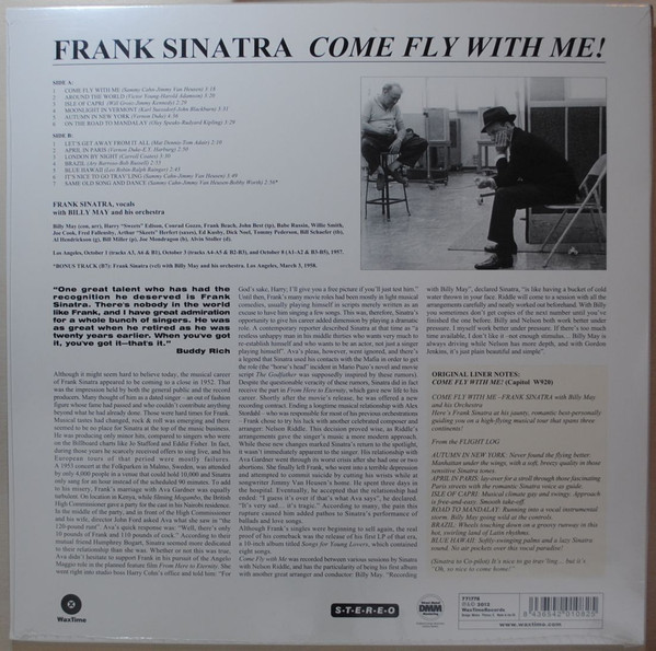 Frank Sinatra-Come Fly With Me!-lp-Vinyl LP-Brand New/Still sealed_LAS0324102