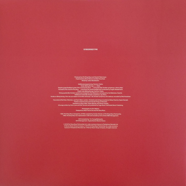 PET SHOP BOYS-Behaviour (2018 Remaster)-Vinyl LP-Brand New/Still sealed_LAS0324069