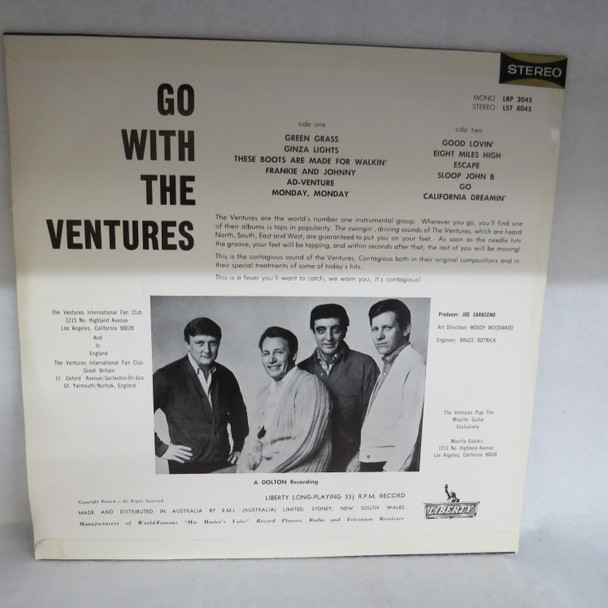 The Ventures-Go With The Ventures-VINYL LP-USED-SHLP_4962