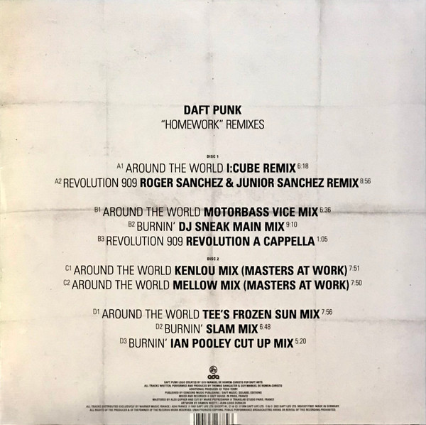 Daft Punk-Homework Remixes-Vinyl LP-Brand New/Still sealed_LAS05240174