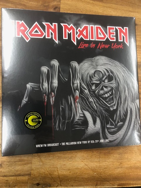 IRON MAIDEN-Live In New York (Yellow Vinyl)-Vinyl LP-Brand New/Still sealed_LAS05240122