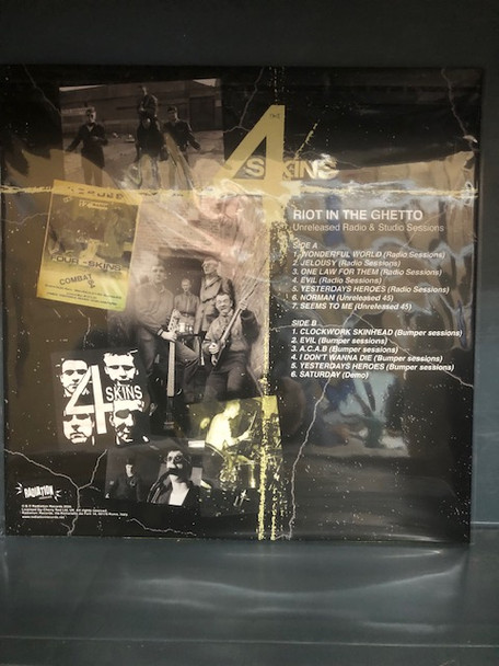 4 Skins-Riot in the Ghetto-Vinyl LP-Brand New/Still sealed_LAS05240129