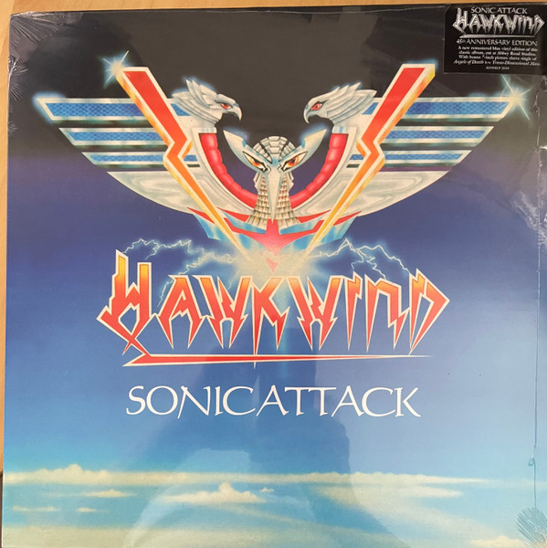 HAWKWIND-Sonic Attack (40Th Anniversary LP + 7") (Blue Vinyl)-Vinyl LP-Brand New/Still sealed_LAS05240200