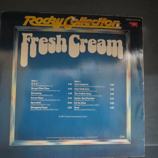 Cream -Fresh Cream-VINYL LP-USED-SHLPDI250424_5203