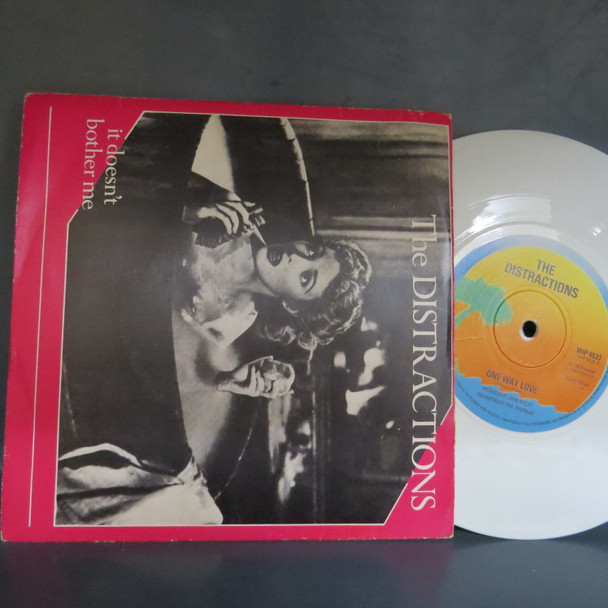 The Distractions-It Doesn't Bother Me-7" White vinyl single-USED-SHLP_5428