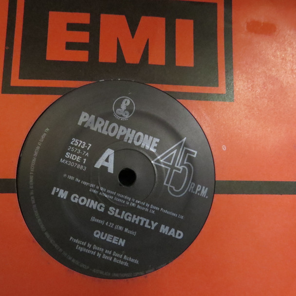 Queen-I'm Going Slightly Mad-Aussie 7" vinyl single-USED-SHLP_5446