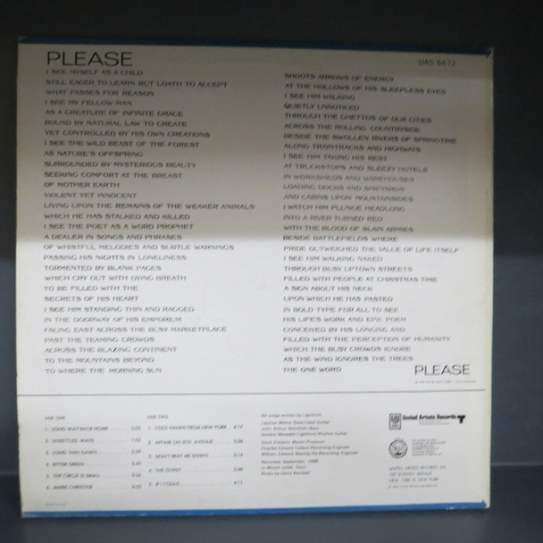 Gordon Lightfoot-Back Here On Earth-VINYL LP-USED-SHLPDI150524_5377