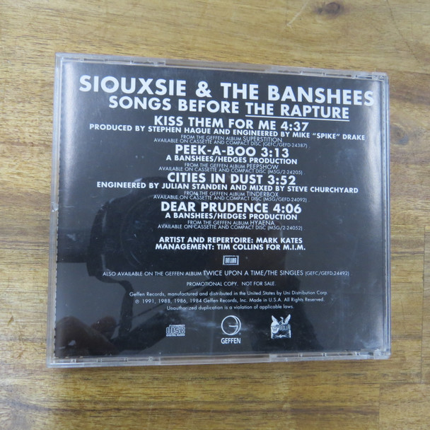 Siouxsie & The Banshees-Songs Before The Rapture-CD single-USED-SHLP_5471