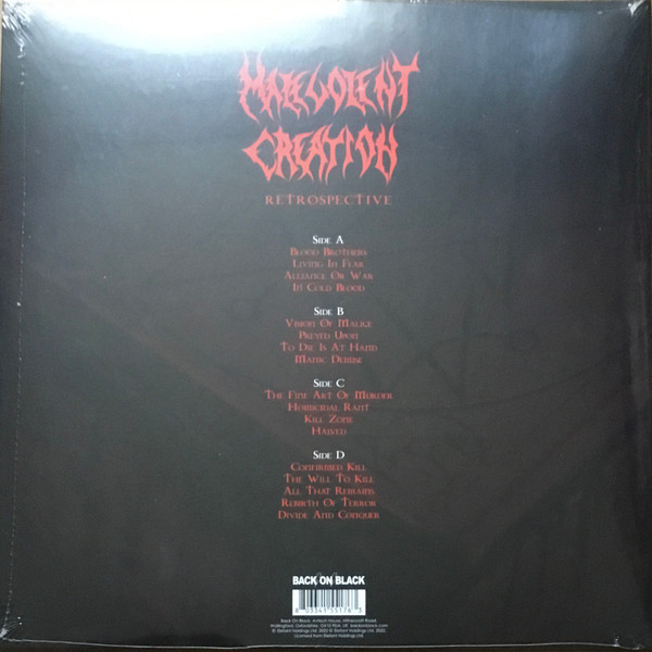 Malevolent Creation-Retrospective-Vinyl LP-Brand New/Still sealed_LAS0824207