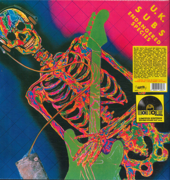 U.K. SUBS-Endangered Species (Pink Vinyl)-Vinyl LP-Brand New/Still sealed_LAS0924252