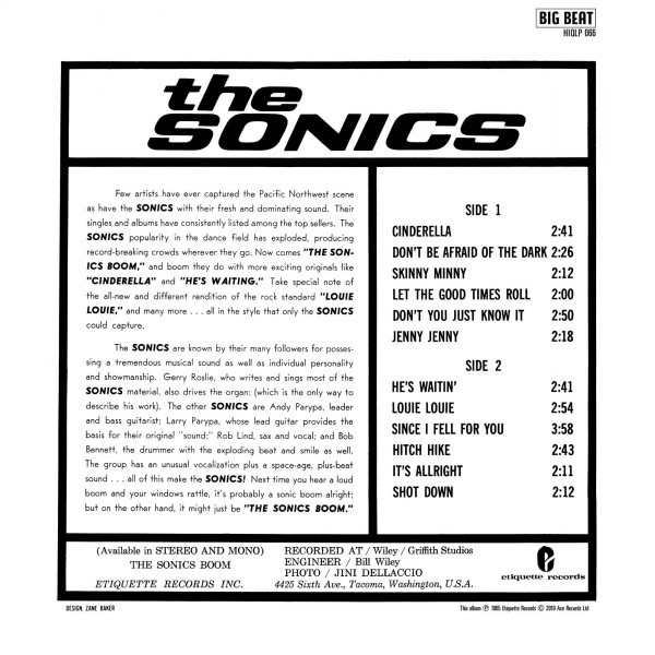 The Sonics-Boom-Vinyl LP-Brand New/Still sealed_LAS0924263