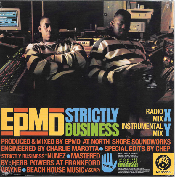 EPMD-Strictly Business Vinyl 7" single-Brand New-Still Sealed