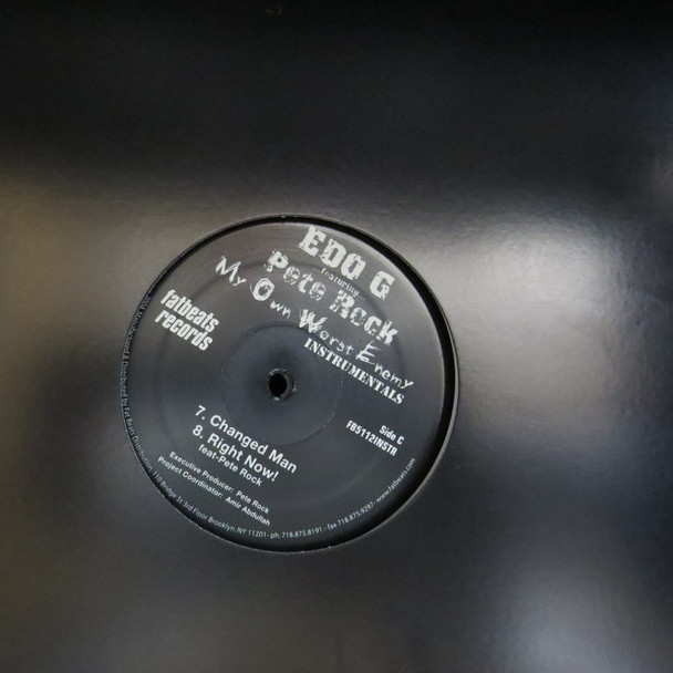 Ed O.G Featuring Pete Rock-My Own Worst Enemy (Instrumentals)-VINYL 2 x 12"-USED-SHLP_5789