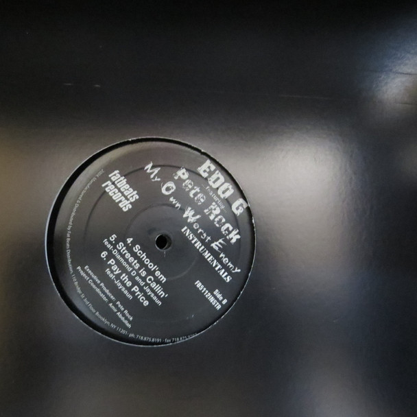 Ed O.G Featuring Pete Rock-My Own Worst Enemy (Instrumentals)-VINYL 2 x 12"-USED-SHLP_5789