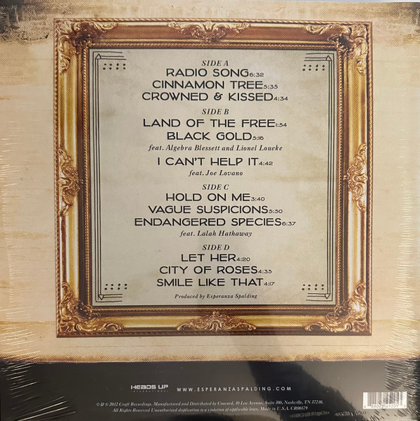 ESPERANZA SPALDING - Radio Music Society--Vinyl LP-Brand New/Still sealed_LAS1124055