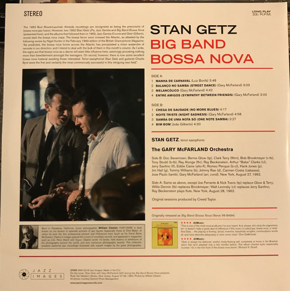 STAN GETZ-Big Band Bossa Nova-Vinyl LP-Brand New/Still sealed_LAS1224102