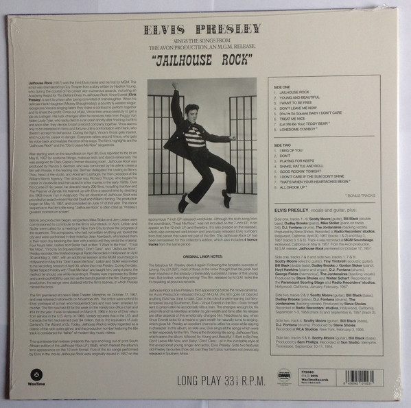ELVIS PRESLEY-Jailhouse Rock-Vinyl LP-Brand New/Still sealed_LAS1224124