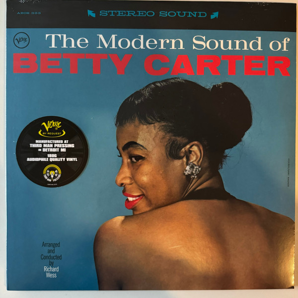 Betty Carter – The Modern Sound Of Betty Carter (Verve by request Series, 180g reissue)-Vinyl LP-Brand New/Still sealed_LAS0523010