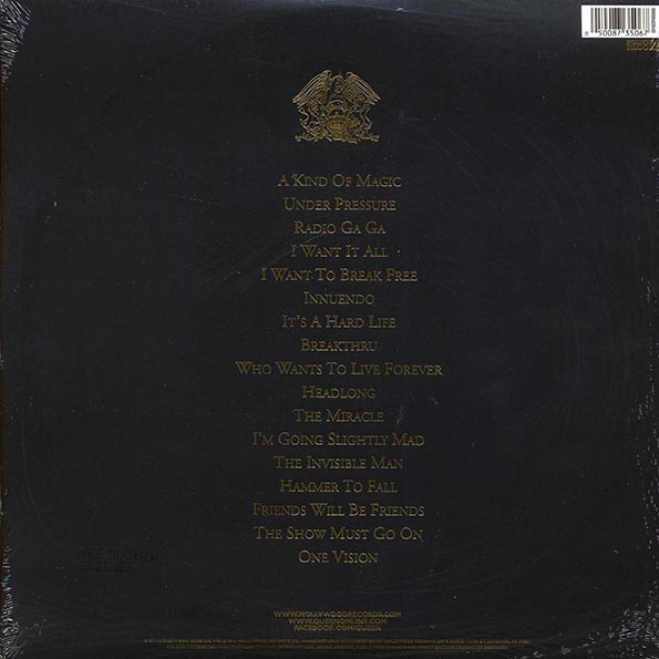 Queen - Greatest Hits II (Half speed mastering) (Remastered from the original master tapes) (2xLP Set) (180-gram vinyl) (Reflective foil jacket) (Gatefold Jacket)--Vinyl LP-Brand New/Still sealed_MIL202501_141