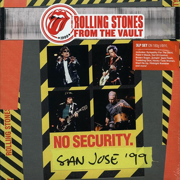 The Rolling Stones - From The Vault: No Security, San Jose '99 (Limited edition) (3xLP Set) (180-gram vinyl) (Colored vinyl) (Gatefold Jacket)--Vinyl LP-Brand New/Still sealed_MIL202501_149