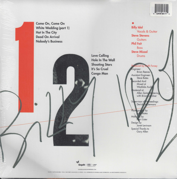 IDOL, BILLY / BILLY IDOL--Vinyl LP-Brand New/Still sealed_TTT0224131