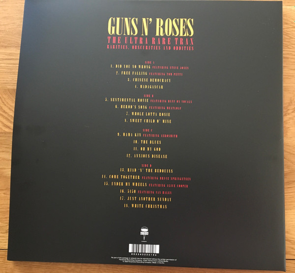 GUNS N' ROSES - The Ultra Rare Trax (Red Vinyl)--Vinyl LP-Brand New/Still sealed_LAS0225174