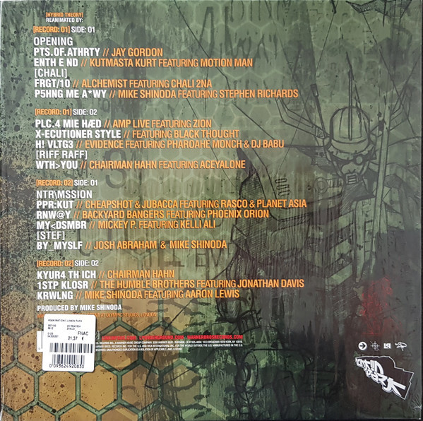 LINKIN PARK - Reanimation--Vinyl LP-Brand New/Still sealed_LAS0225200