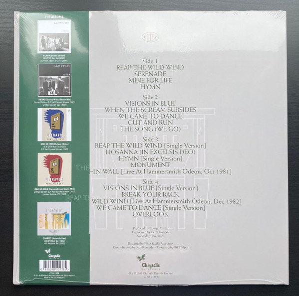 Ultravox Quartet (Half Speed Master)(Deluxe 2 LP set)-Vinyl LP-Brand New/Still sealed_LAS1124087