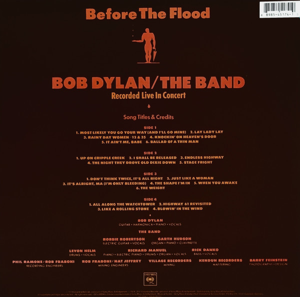 BOB DYLAN & THE BAND - Before The Flood--Vinyl LP-Brand New/Still sealed_LAS0325130