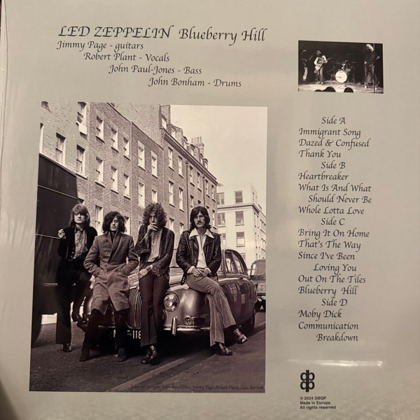 LED ZEPPELIN - Live On Blueberry Hill. Inglewood. Sept 4. 1970--Vinyl LP-Brand New/Still sealed_LAS0425109