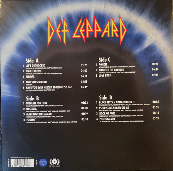 DEF LEPPARD - Don Valley Stadium 1993--Vinyl LP-Brand New/Still sealed_LAS0425112