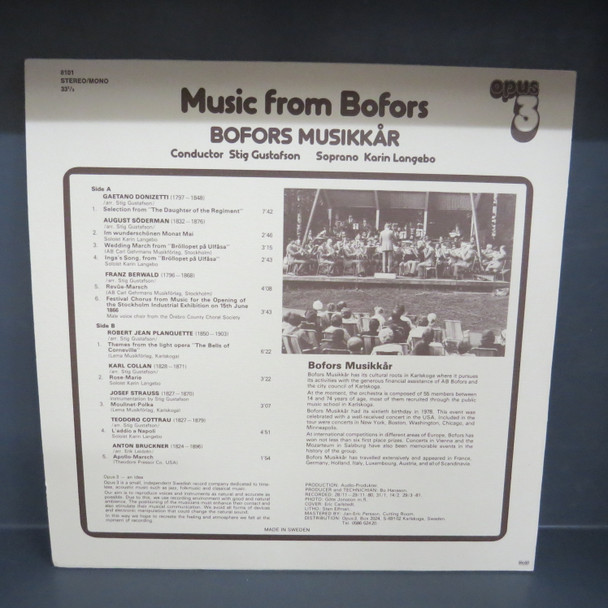 Bofors Musikkur-Music From Bofors-VINYL LP-USED-SHLP270225_6651