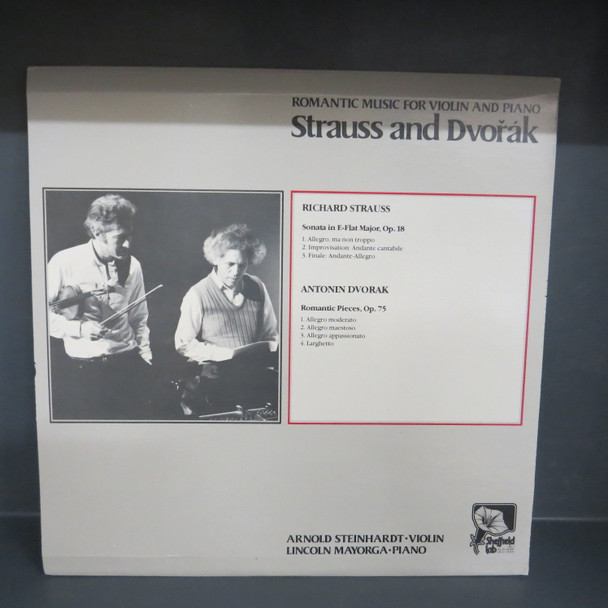 Richard Strauss, Antonín Dvořák / Arnold Steinhardt & Lincoln Mayorga-Romantic Music For Violin And Piano - Strauss And Dvorak-(Sheffield Lab) VINYL LP-USED-SHLP270225_6811