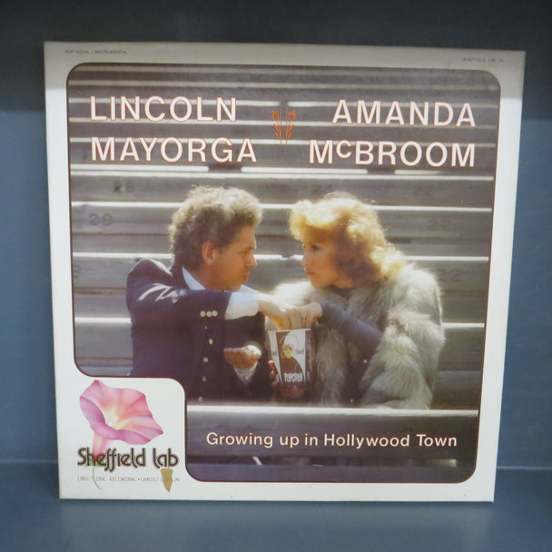 Lincoln Mayorga and Amanda McBroom-Growing Up In Hollywood Town-(Sheffield Lab) VINYL LP-USED-SHLP270225_6826