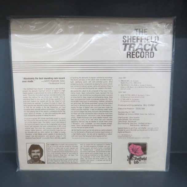 Robbie Buchanan, James Newton Howard, Lenny Castro, Nathan East, Michael Landau, Carlos Vega-The Sheffield Track Record-(Sheffield Lab) VINYL LP-USED-SHLP270225_6829