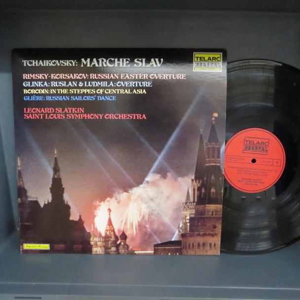 Leonard Slatkin-Marche Slav-VINYL LP-USED-SHLP270225_6842
